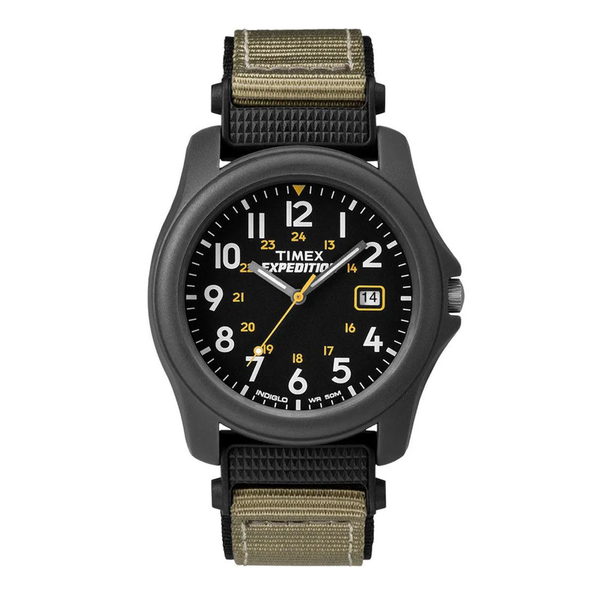 Timex Men's Strap Watch - Expedition Camper Quartz Black Dial Grey Nylon | T42571JV