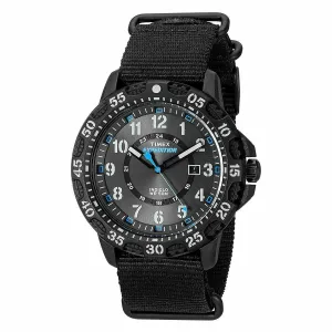 Timex Men's Strap Watch - Expedition Gallatin Rotating Bezel Black Dial | Tw4B03500JV