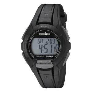 Timex Men's Strap Watch - Ironman Essential Chronograph Alarm Black Resin| TW5K94000JV
