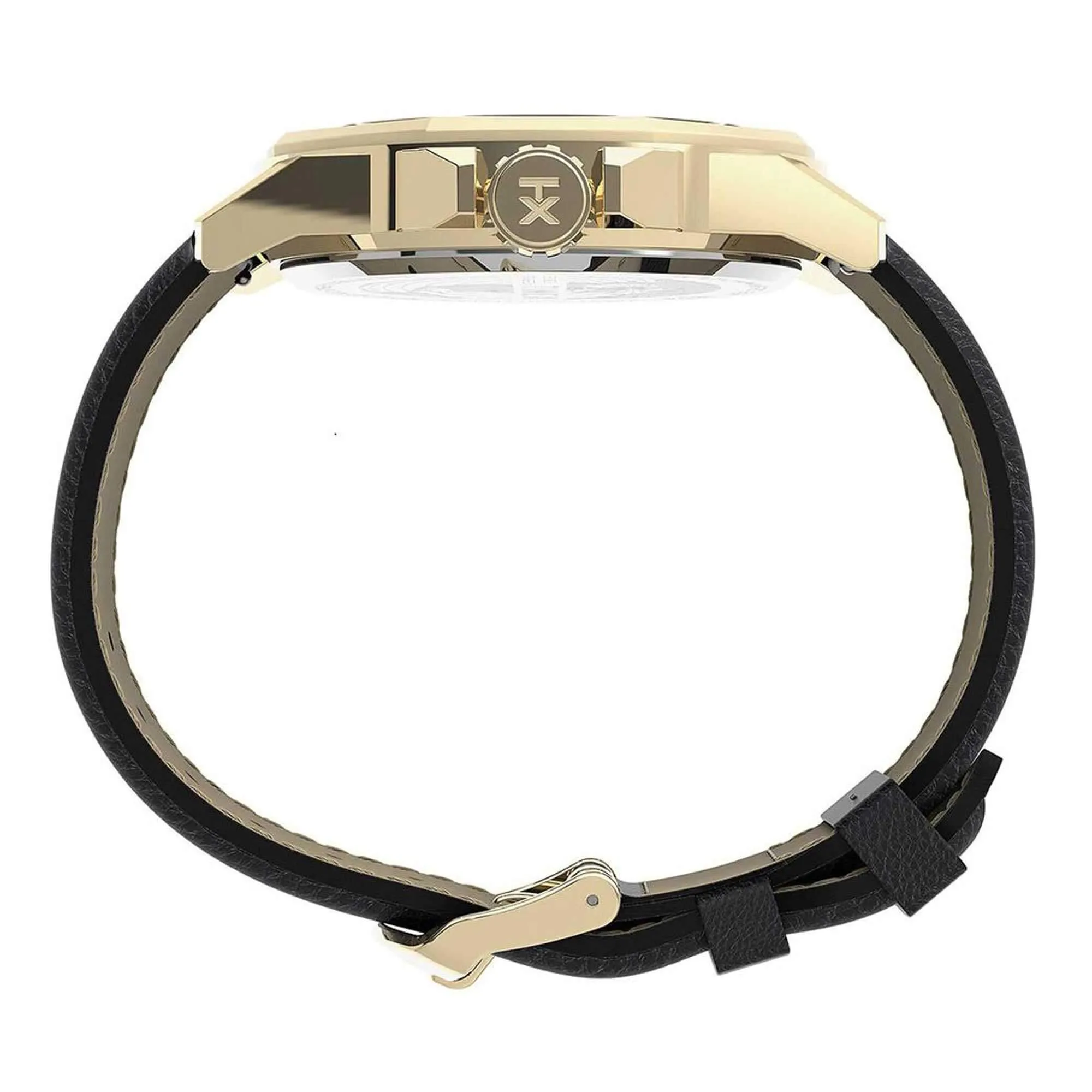 Timex Men's Watch - Essex Avenue Black Dial Strap Day and Date Display | TW2U82100VQ