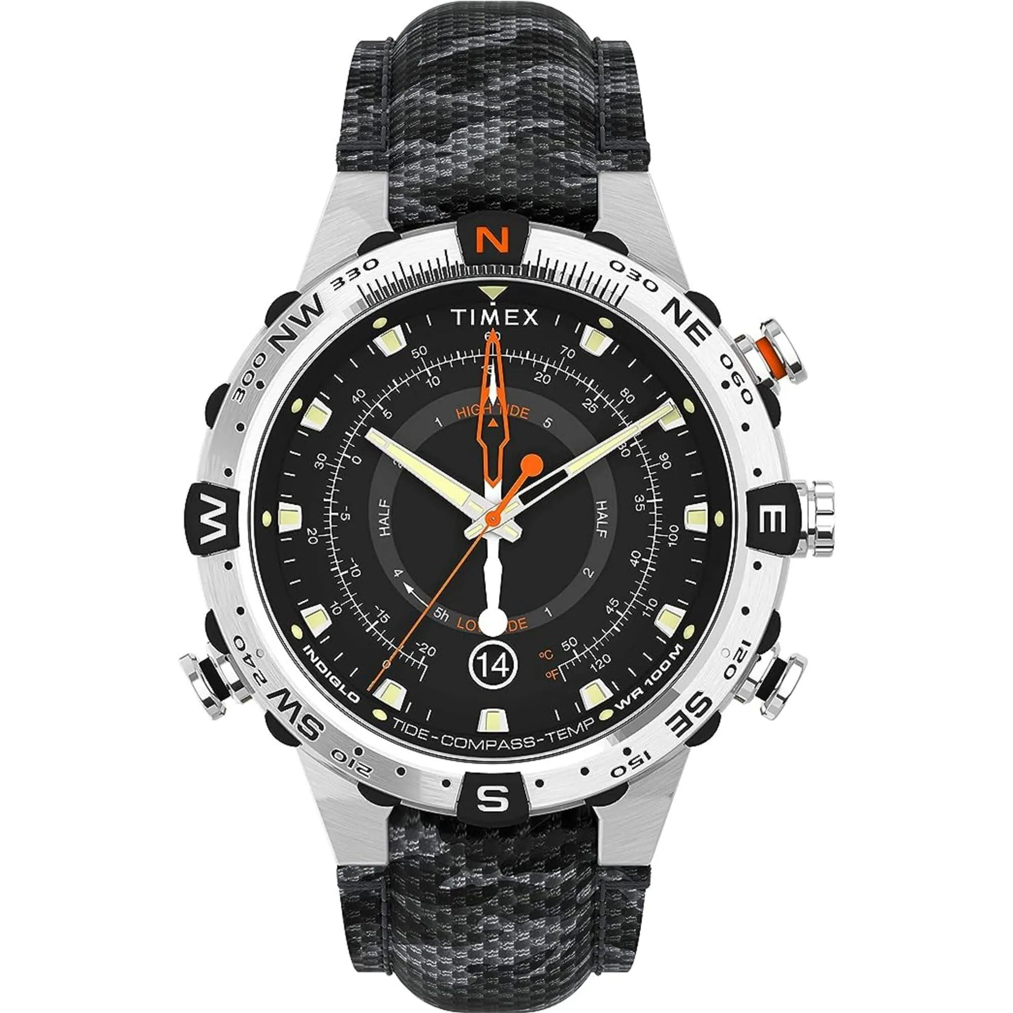 Timex Men's Watch - Expedition North Compass Black Dial Fabric Strap | TW2V22300