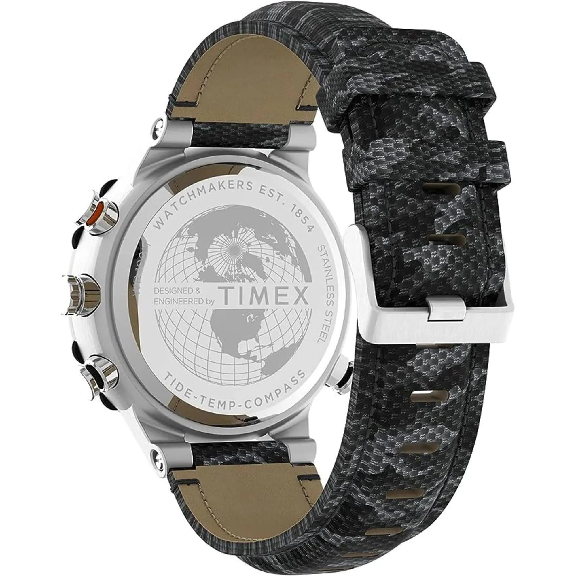 Timex Men's Watch - Expedition North Compass Black Dial Fabric Strap | TW2V22300