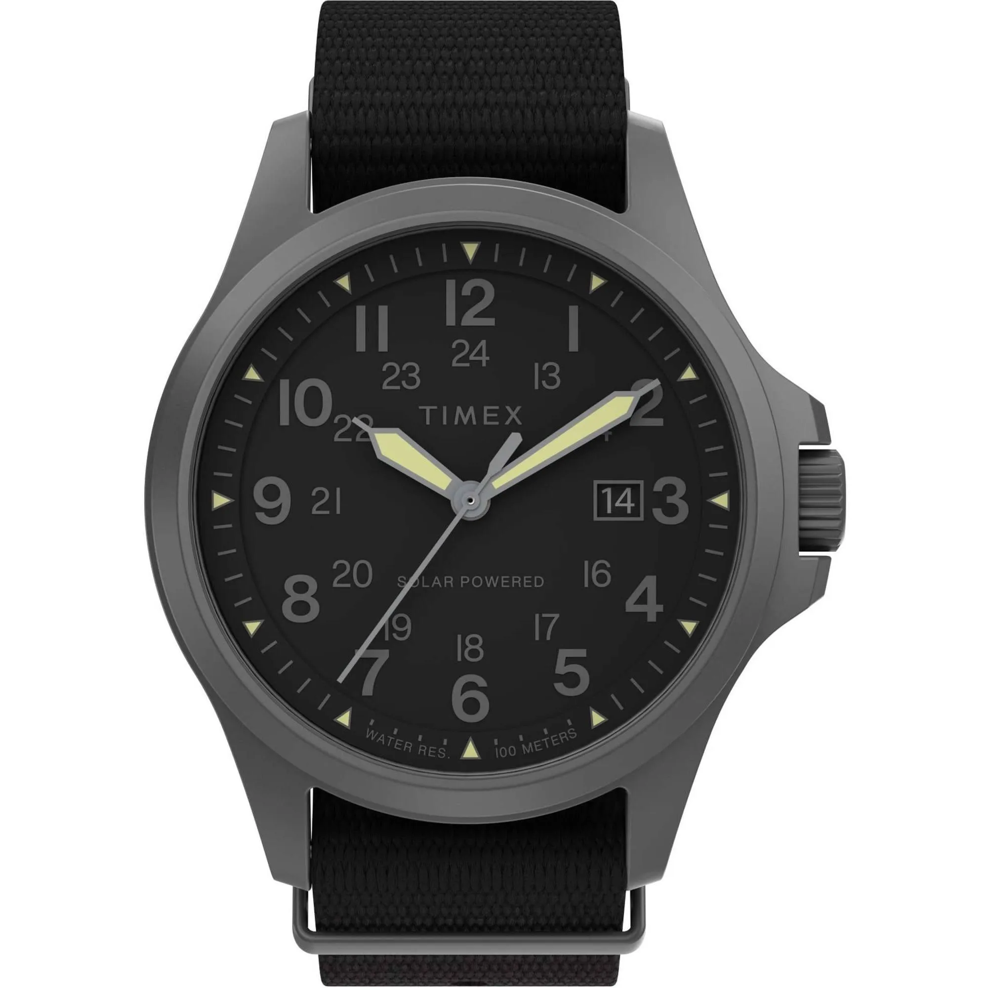 Timex Men's Watch - Expedition North Field Post Black Fabric Strap | TW2V03800JR