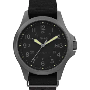 Timex Men's Watch - Expedition North Field Post Black Fabric Strap | TW2V03800JR