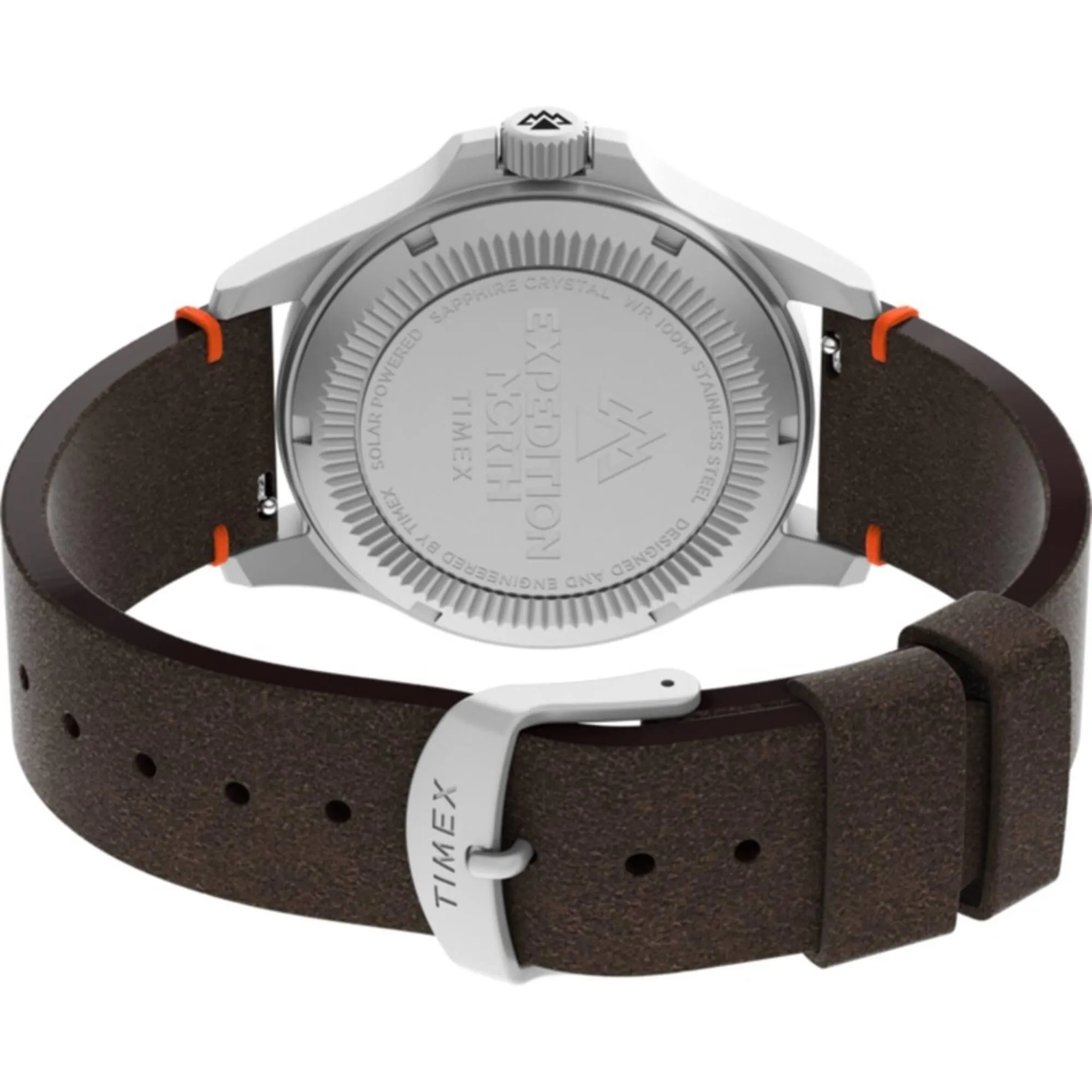 Timex Men's Watch - Expedition North Field Solar Brown Leather Strap | TW2V64100JR