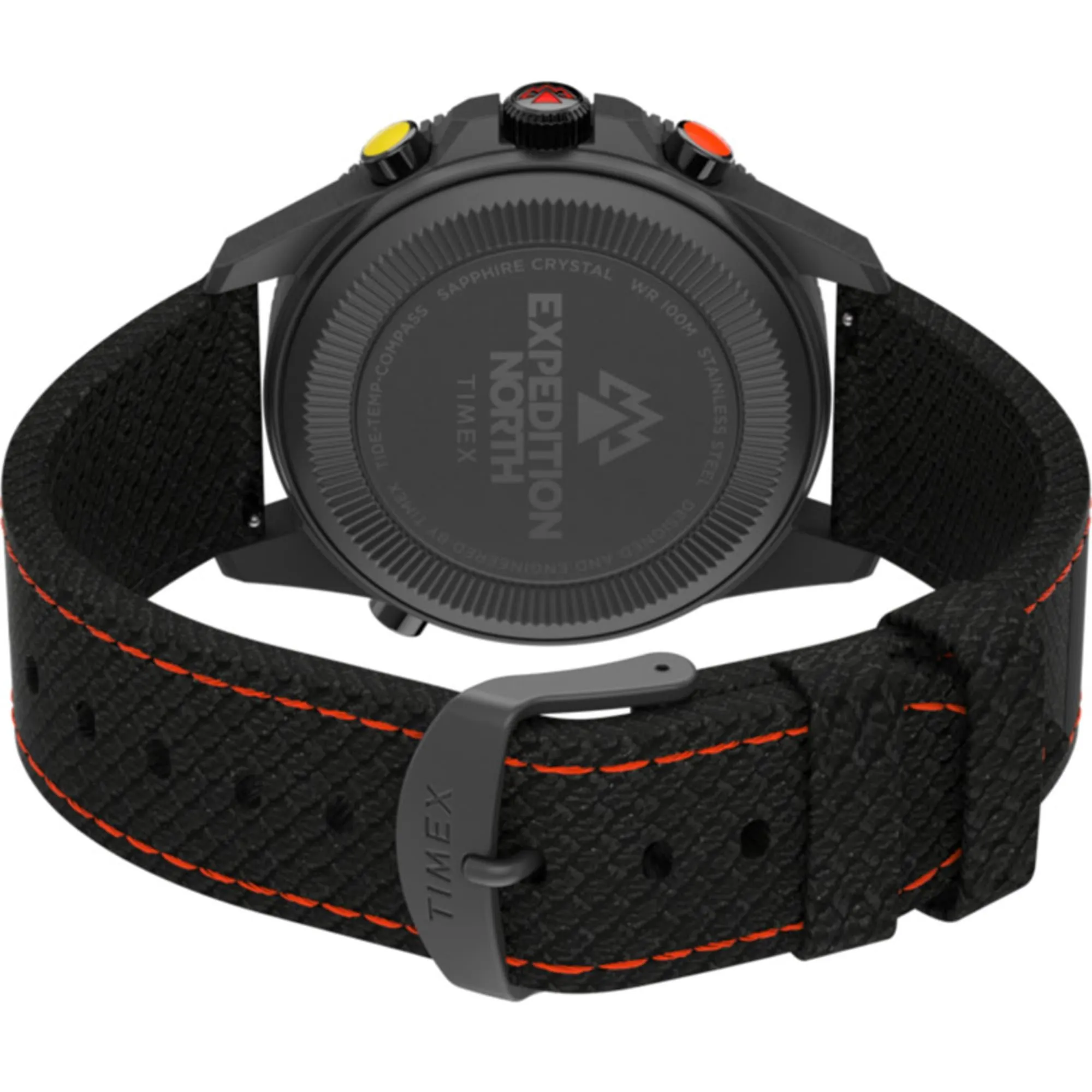 Timex Men's Watch - Expedition North Quartz Compass Black Fabric Strap | TW2V03900