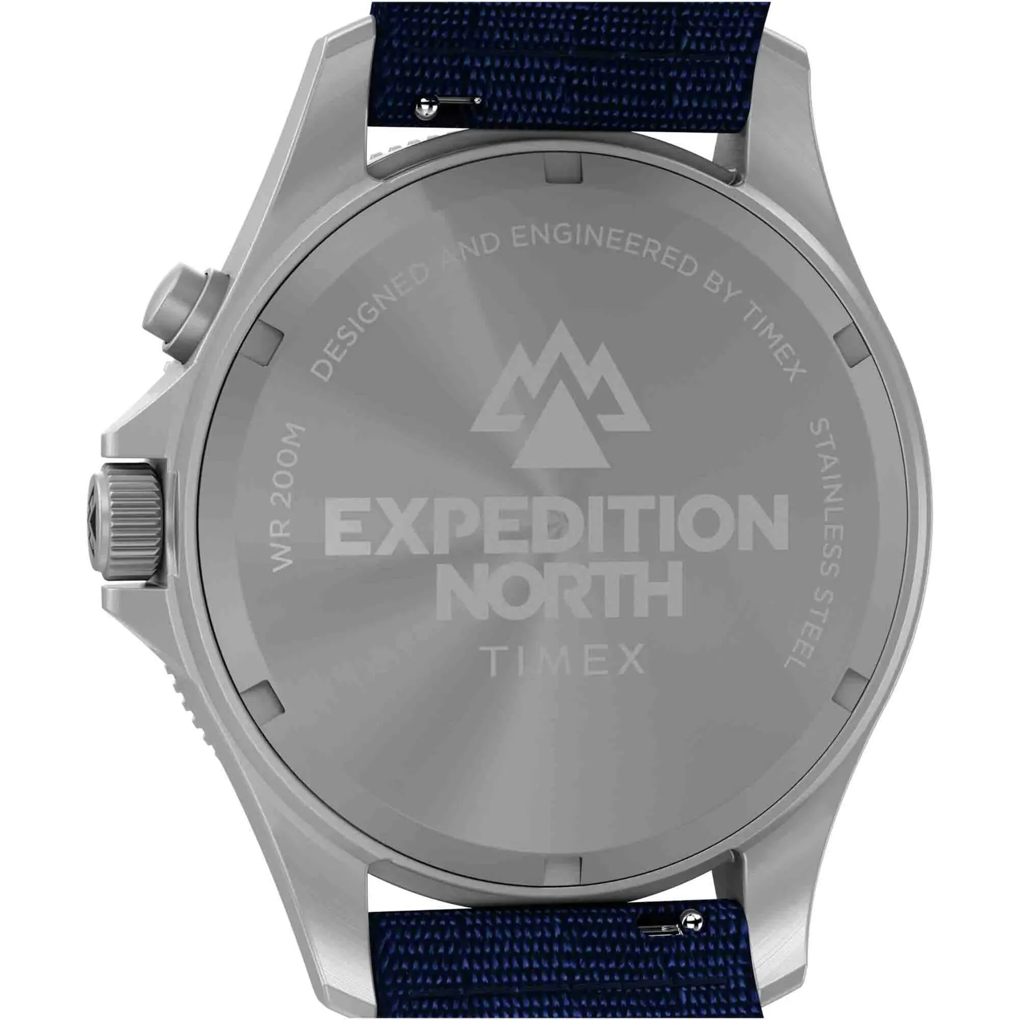 Timex Men's Watch - Expedition North Silver Case Blue Dial Fabric Strap | TW2W22000JR