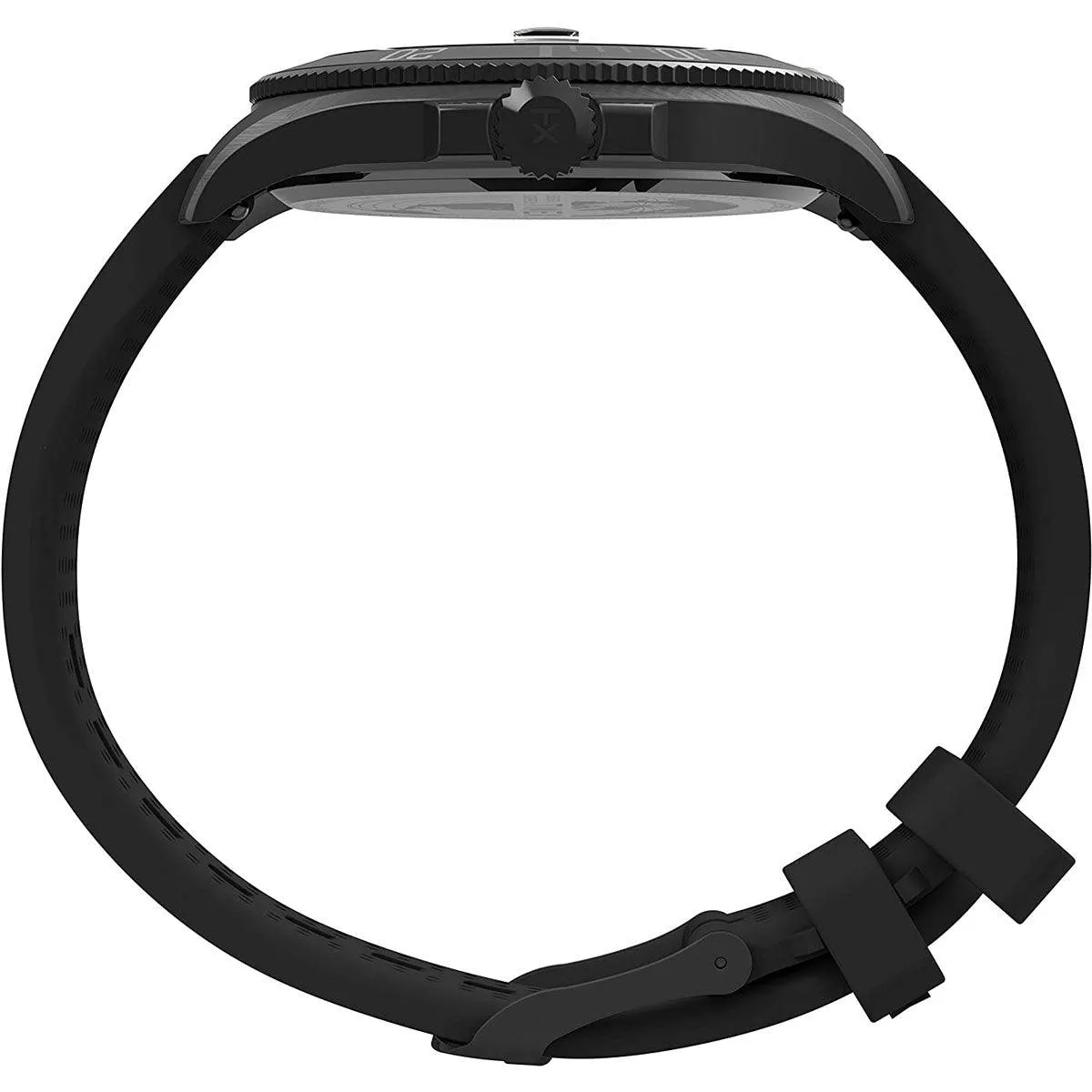Timex Men's Watch - Harborside Coast Rotating Bezel Black Dial Strap | TW2U42000VQ