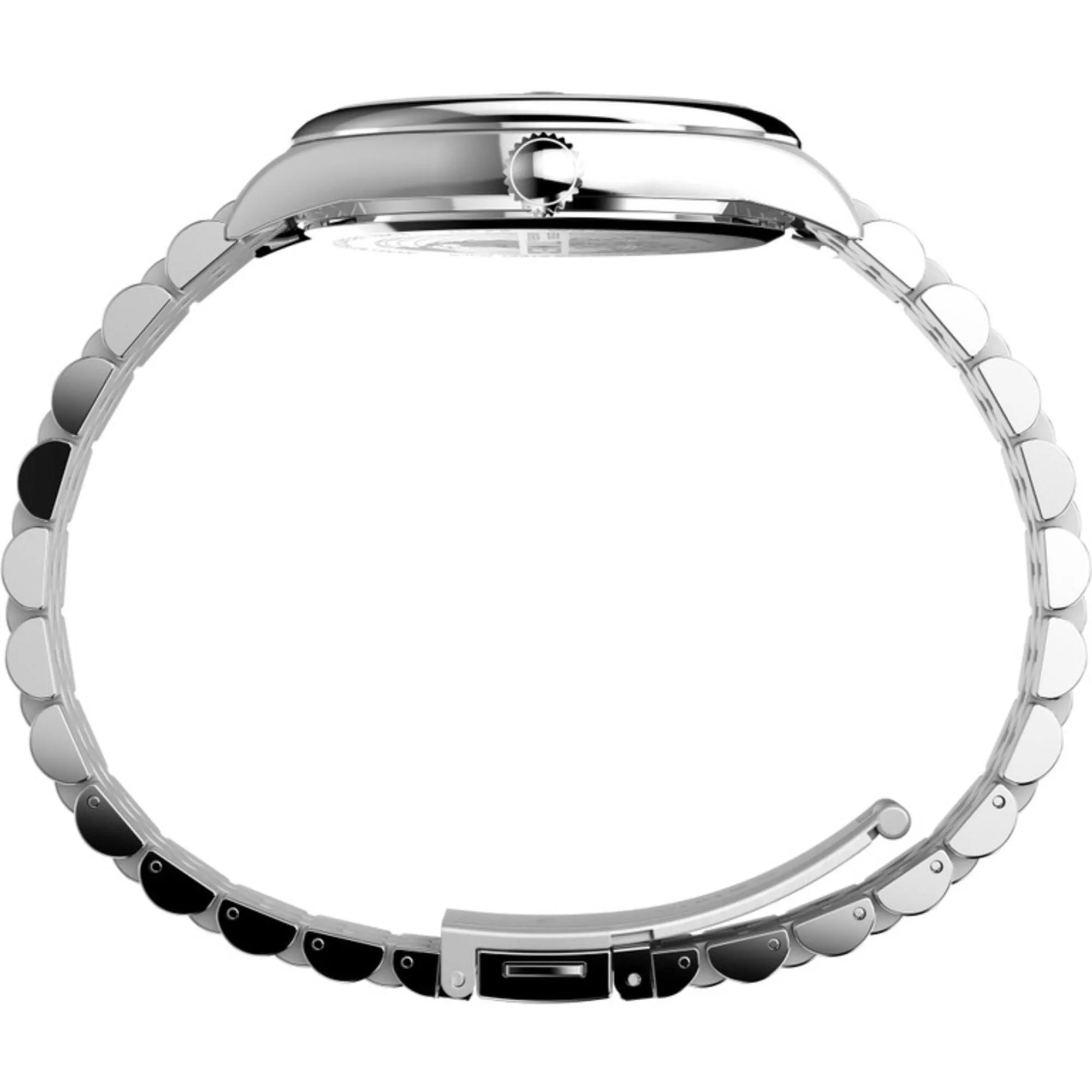 Timex Men's Watch - Legacy Black Dial Silver Stainless Steel Bracelet | TW2V67800VQ