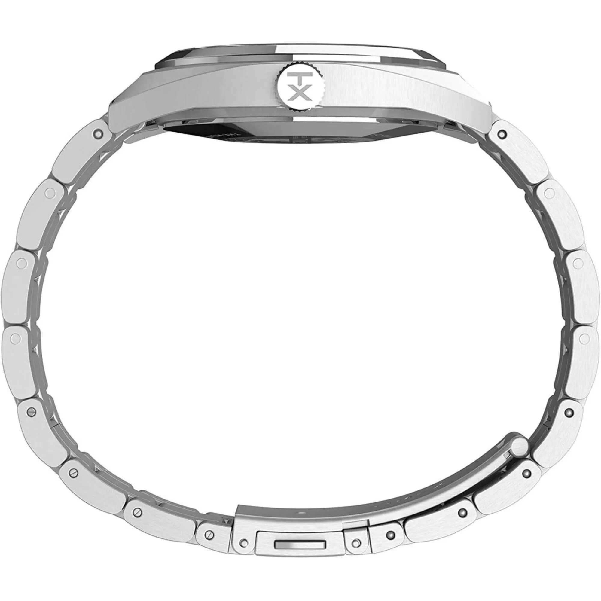 Timex Men's Watch - Milano XL Silver Tone Dial Stainless Steel Bracelet | TW2U15600VQ