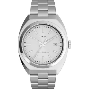 Timex Men's Watch - Milano XL Silver Tone Dial Stainless Steel Bracelet | TW2U15600VQ