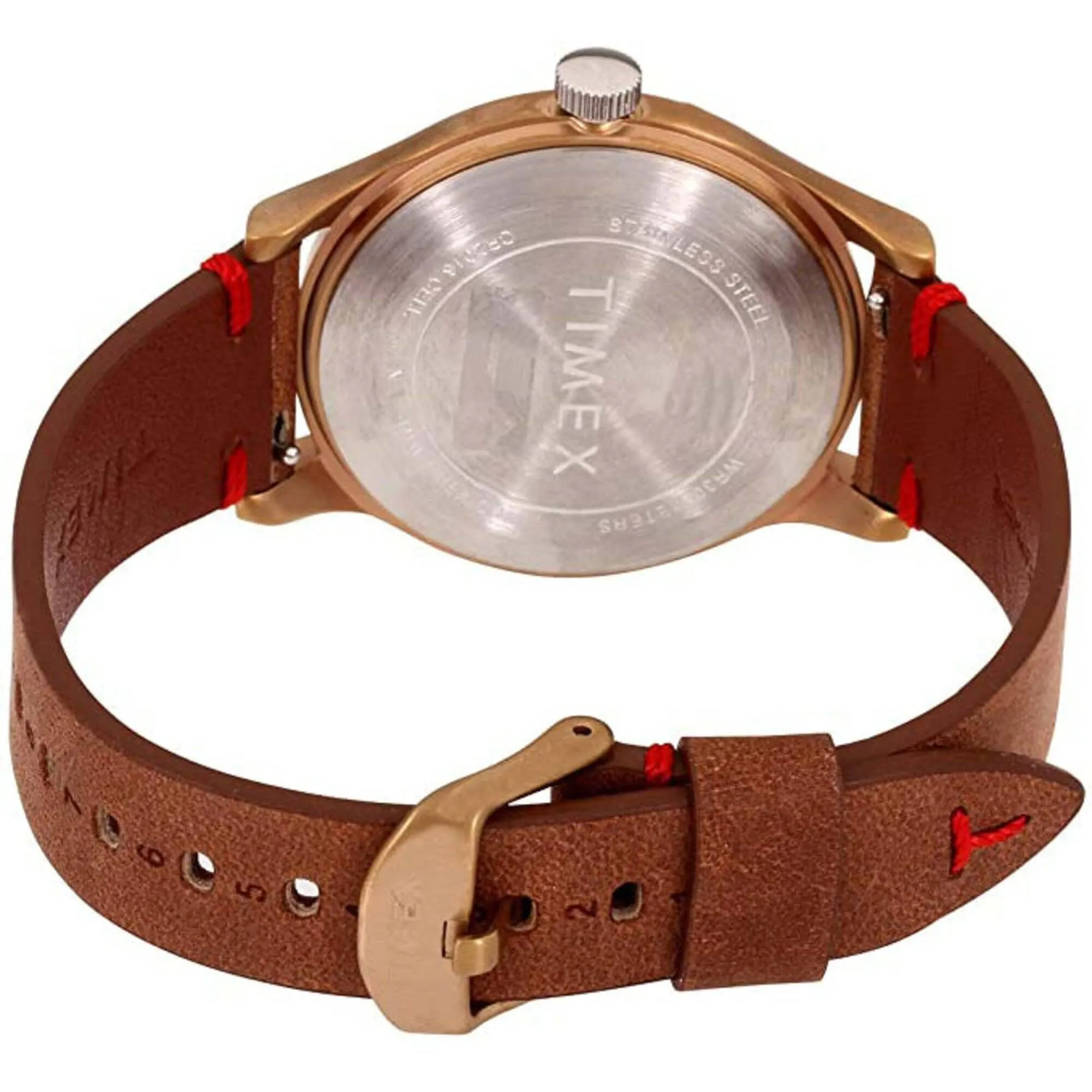 Timex Men's Watch - MK1 Quartz Black Dial Brown Genuine Leather Strap | TW2R96700