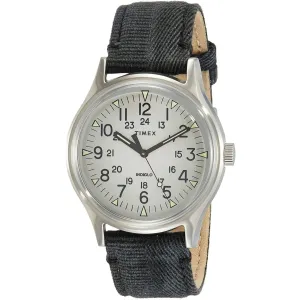 Timex Men's Watch - MK1 Quartz Stainless Steel Case Black Fabric Strap | TW2R68300
