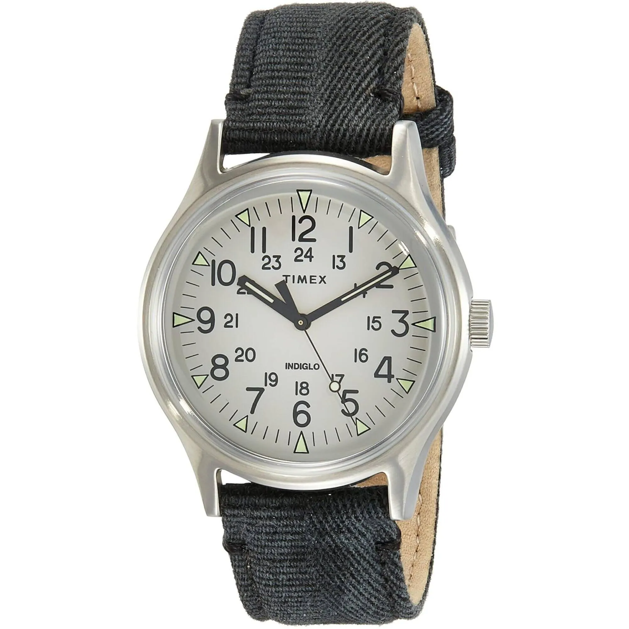 Timex Men's Watch - MK1 Quartz Stainless Steel Case Black Fabric Strap | TW2R68300
