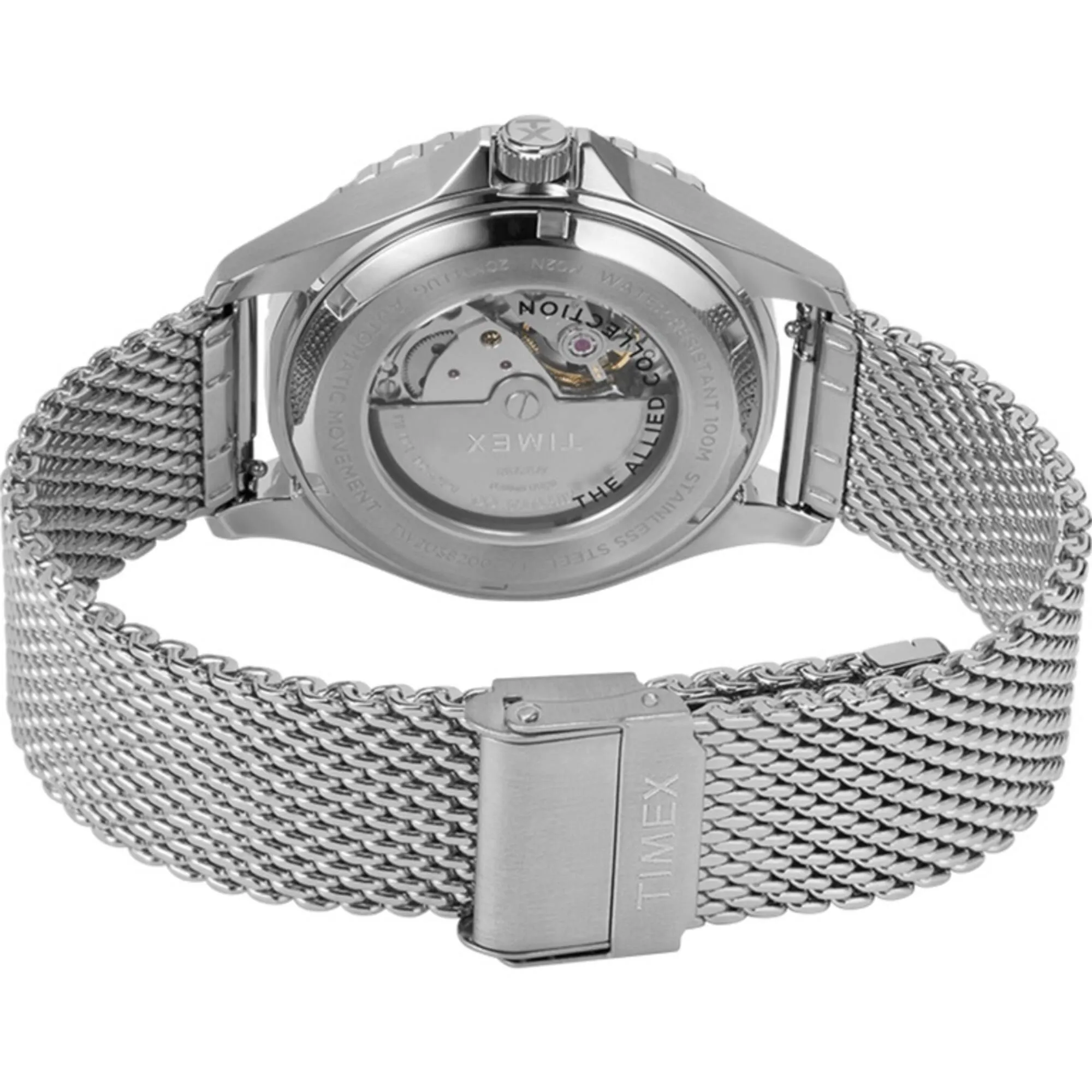 Timex Men's Watch - Navi XL Blue Dial Stainless Steel Mesh Bracelet | TW2U38200ZV