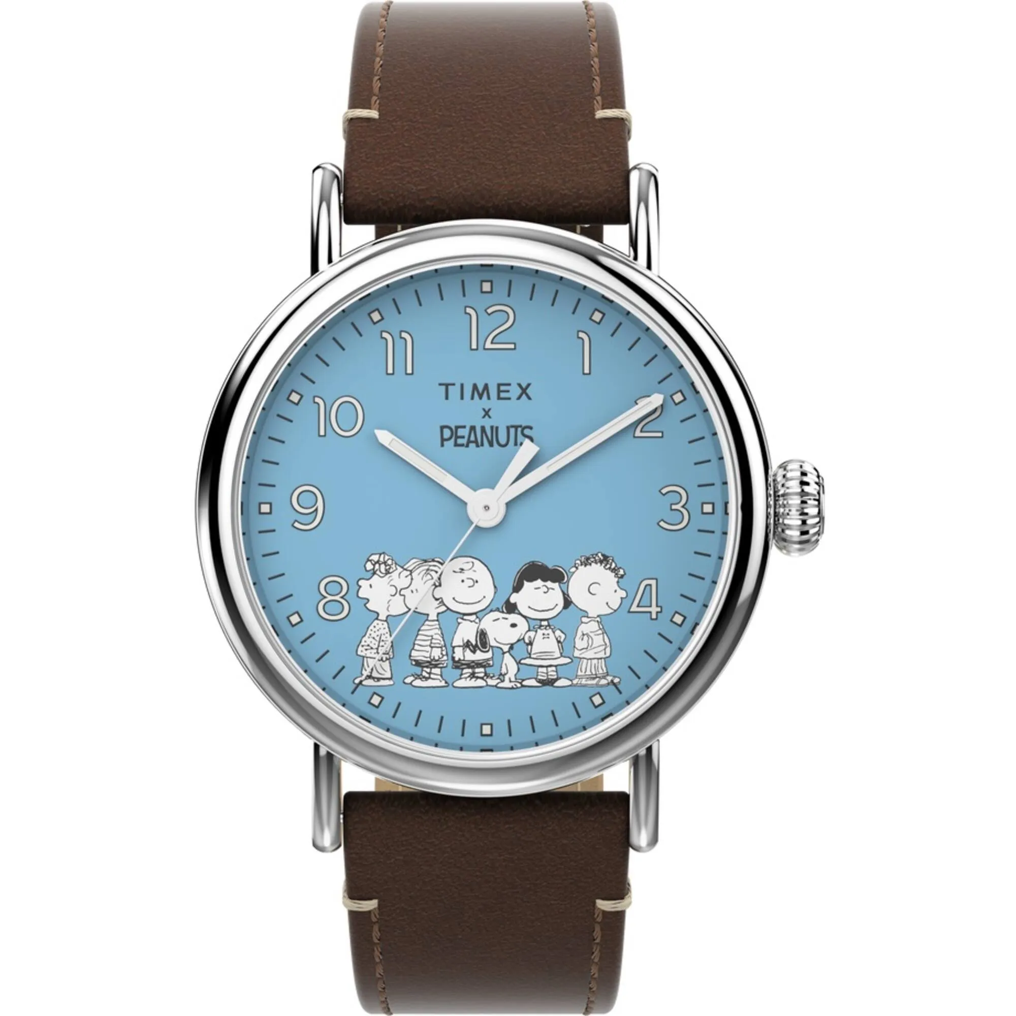 Timex Men's Watch - Standard X Peanuts Gang's All Here Brown Strap | TW2V89800VQ