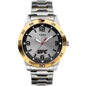Timex Men's Watch - UFC Legend Gold Tone Rotating Bezel Steel Bracelet | TW2V56500JT