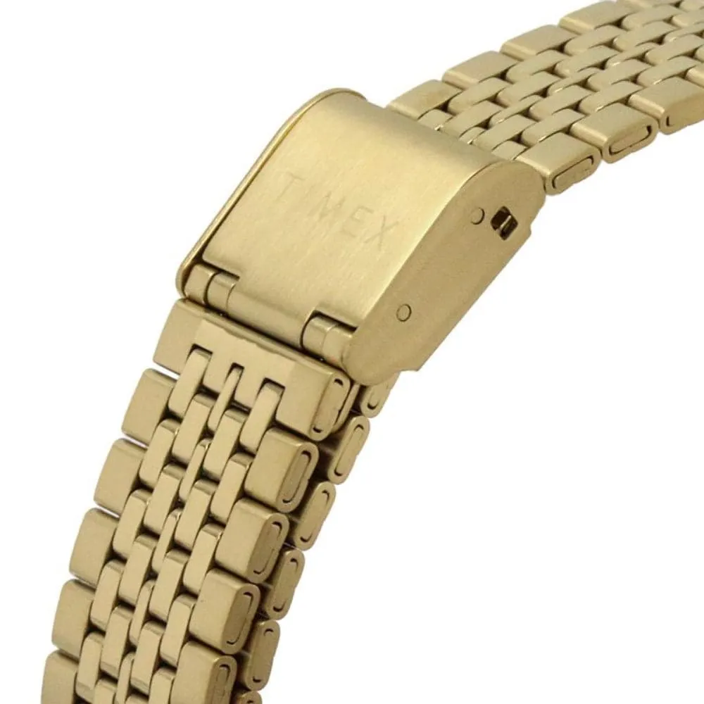 Timex Space Invaders Digital Gold Stainless Steel Strap Men Watch TW2V30100