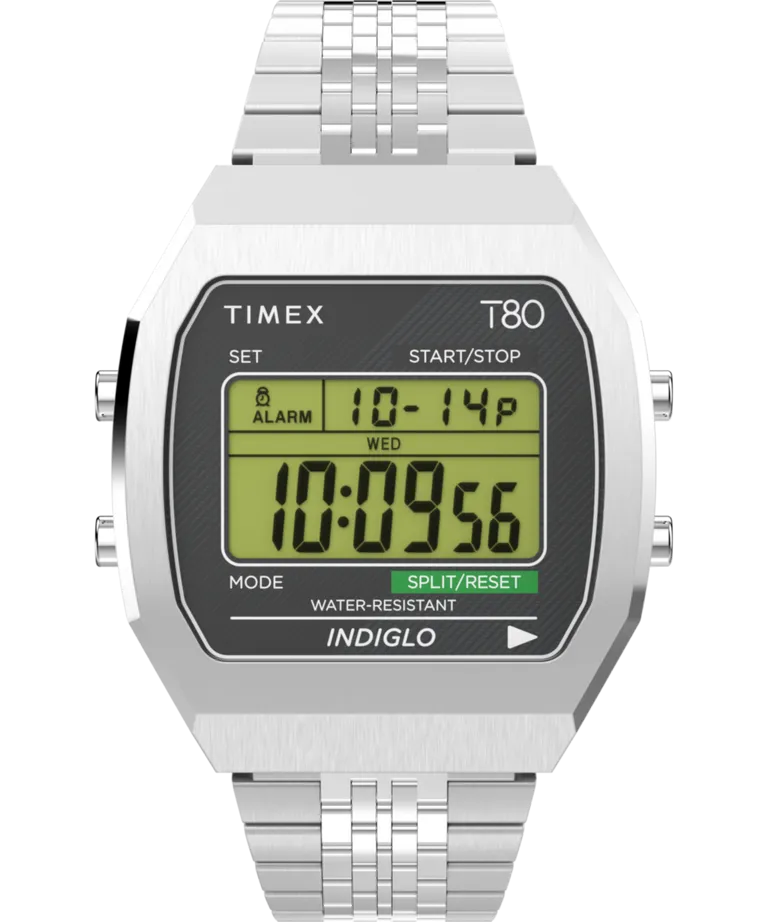 Timex T80 Steel 36mm Stainless Steel Bracelet Watch