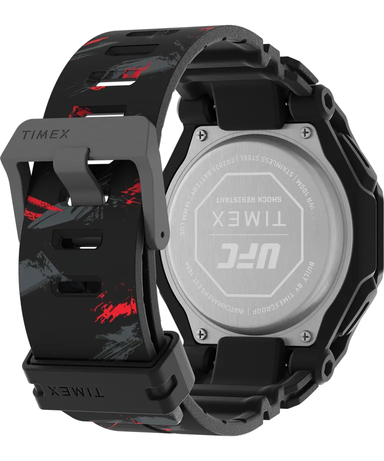 Timex UFC Colossus Fight Week 45mm Resin Strap Watch TW2V85300