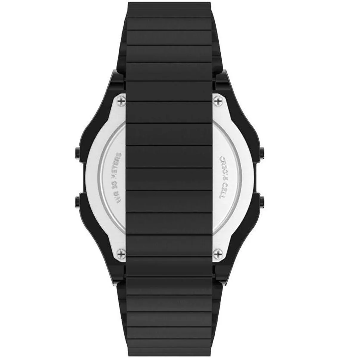 Timex Unisex Chronograph Watch - T80 Digital Dial Black Bracelet | TW2R67000YB