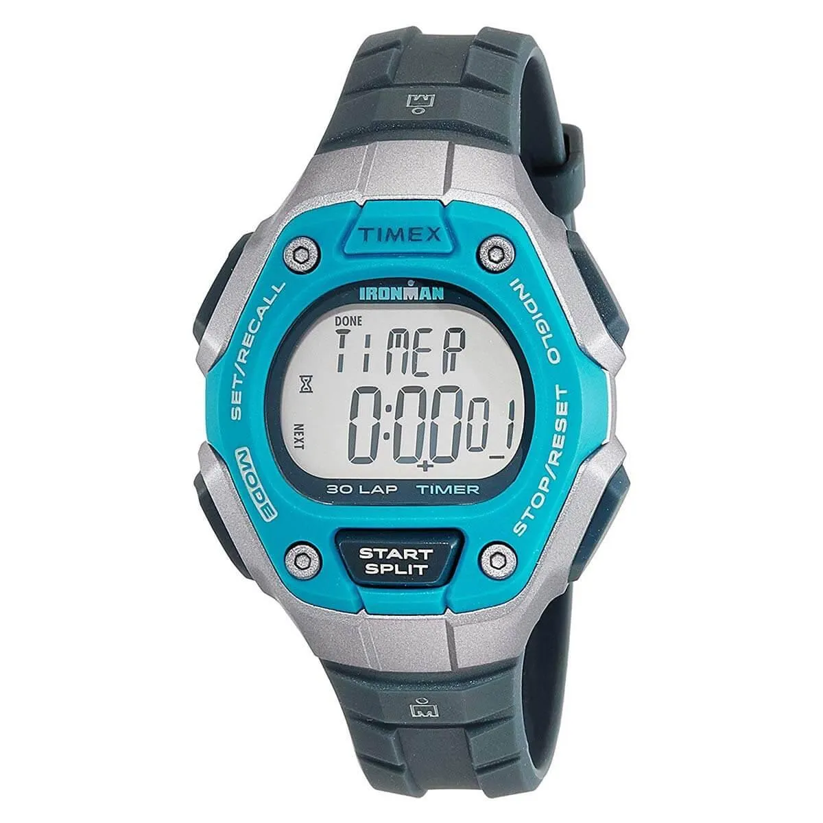 Timex Unisex Strap Watch - Ironman Classic Chronograph Alarm Digital Dial | TW5K89300