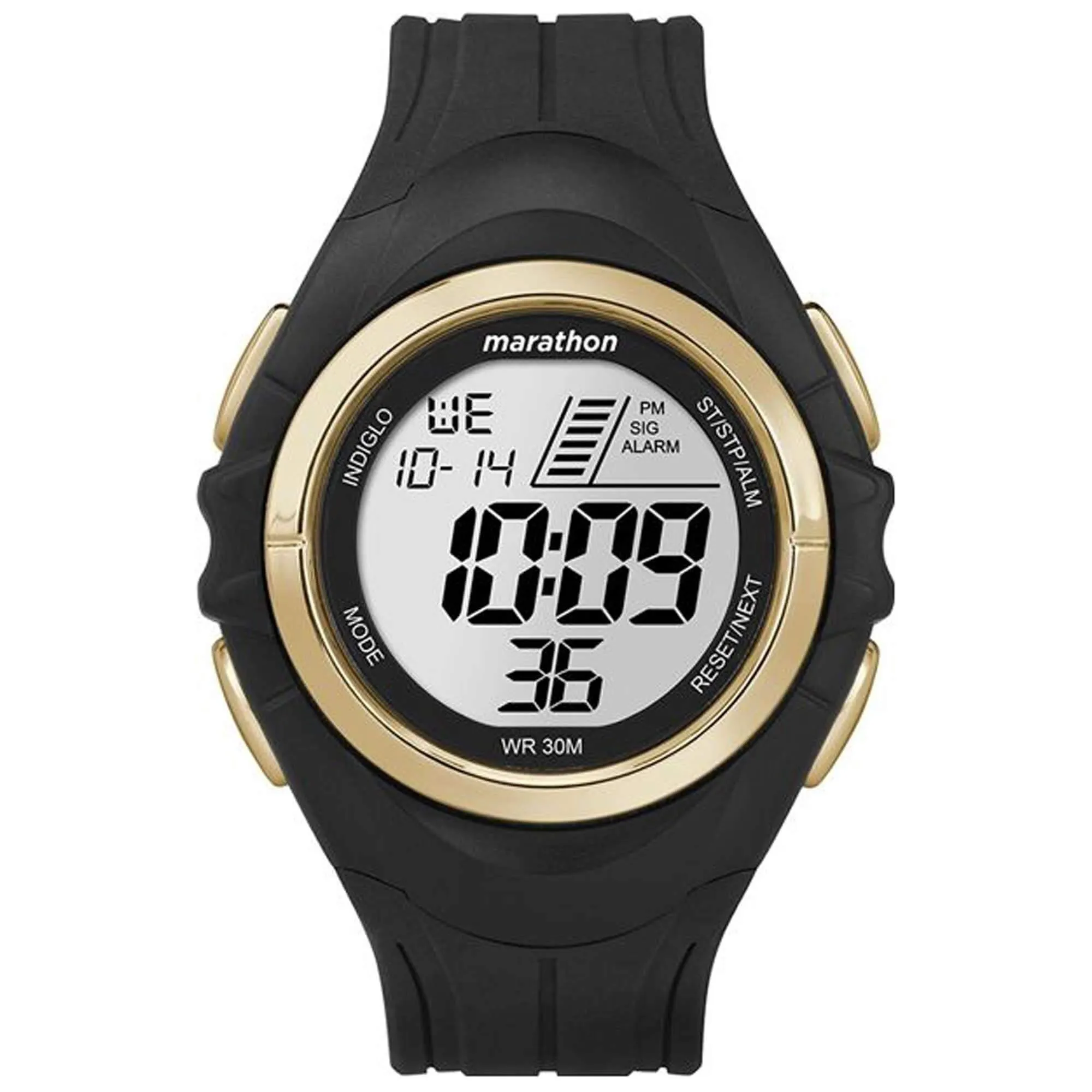Timex Unisex Watch - Marathon Digital Dial Black Resin Strap | TW5M20900