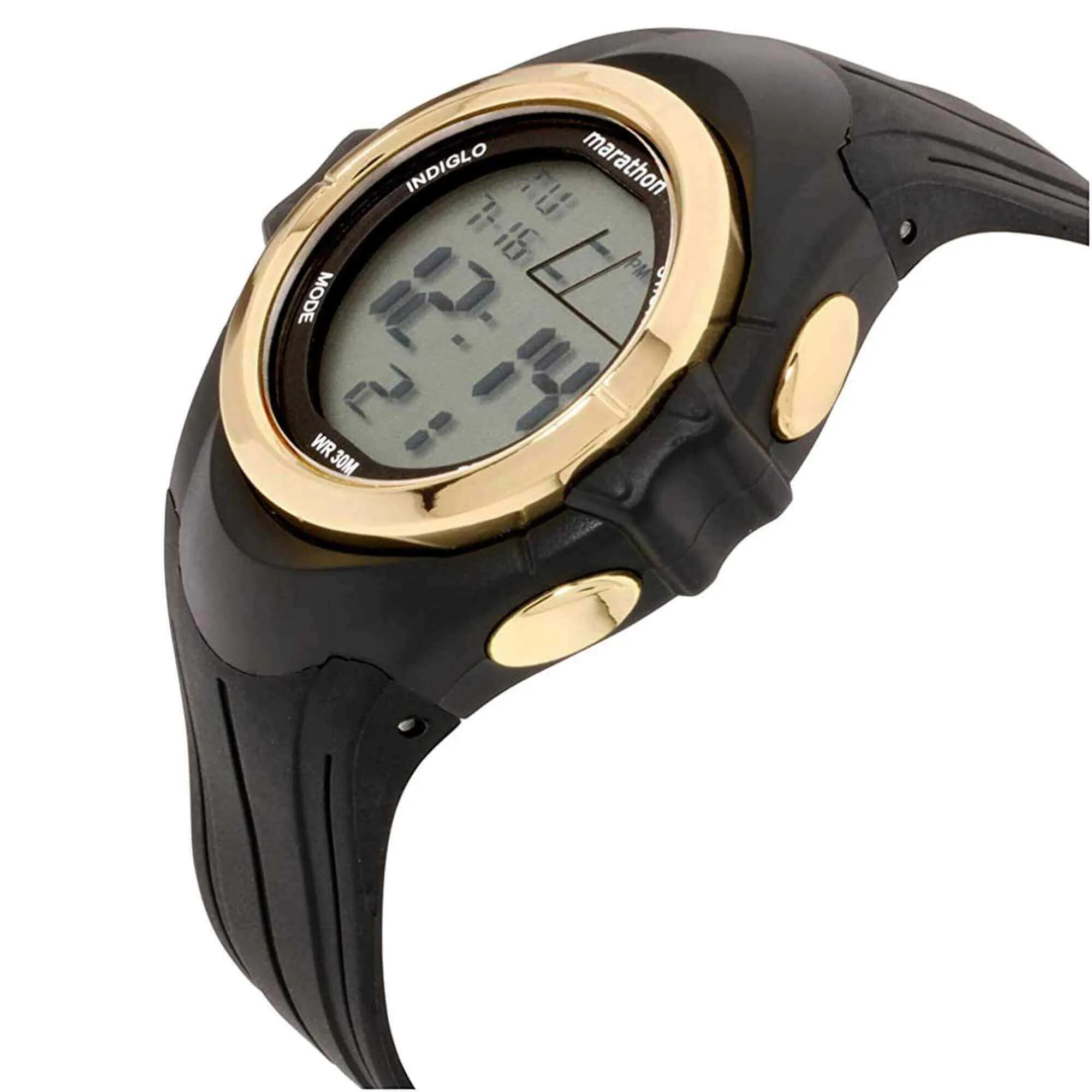 Timex Unisex Watch - Marathon Digital Dial Black Resin Strap | TW5M20900