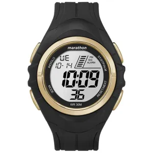 Timex Unisex Watch - Marathon Digital Dial Black Resin Strap | TW5M20900