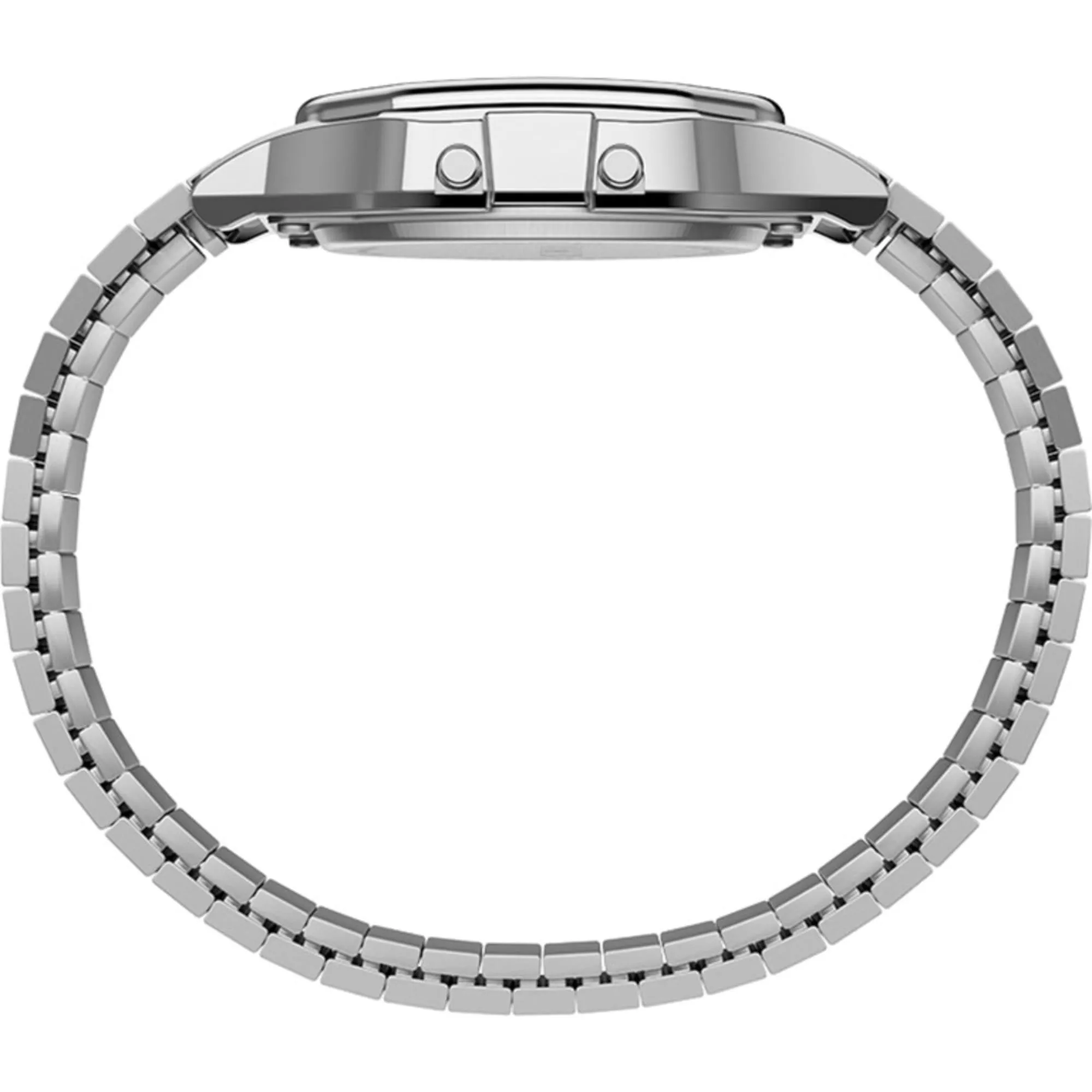 Timex Unisex Watch - T80 Grey Dial Silver Stainless Steel Expansion Band | TW2R79100