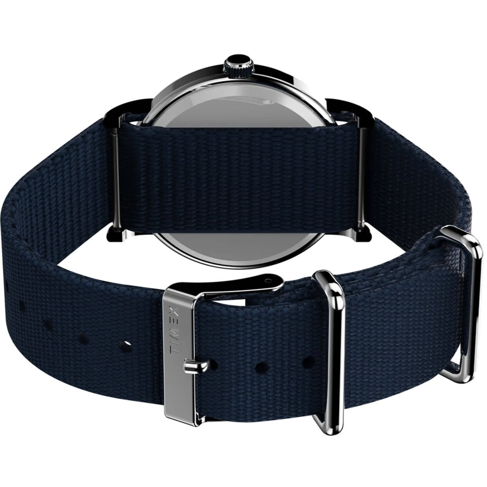 Timex Unisex Watch - Weekender Quartz White Dial Blue Fabric Strap | TW2V41900