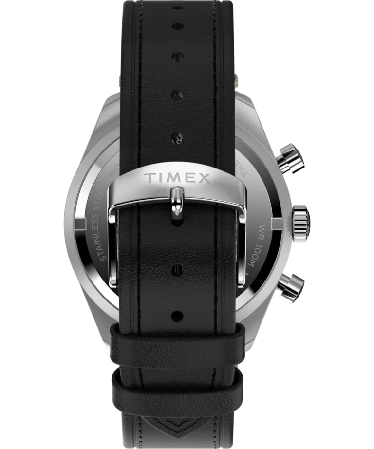 Timex Waterbury Chronograph Leather Strap Watch TW2Y18600