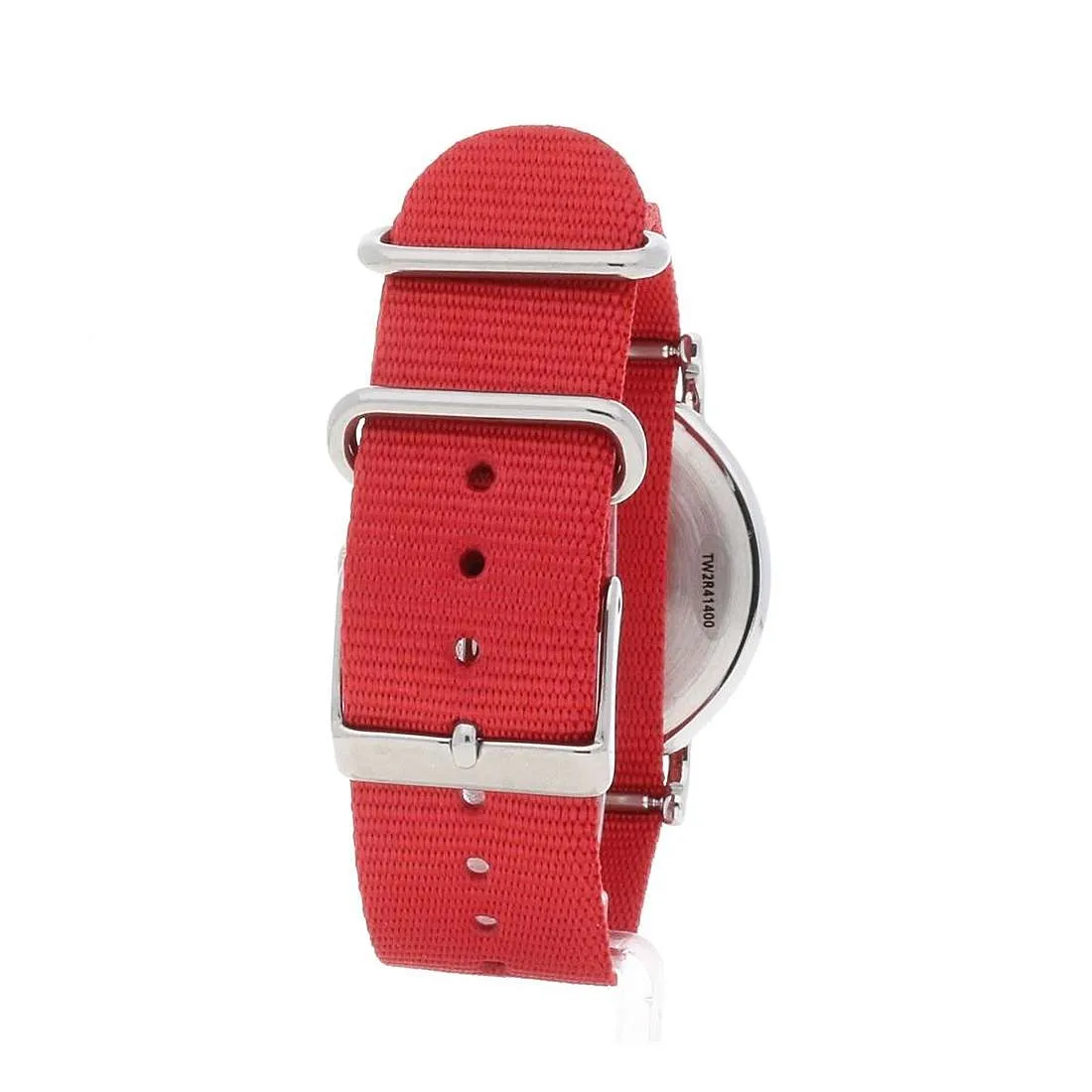 TIMEX WEEKENDER TW2R41400 RED FABRIC STRAP UNISEX'S WATCH