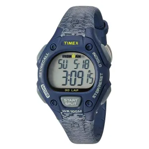 Timex Women's Chronograph Digital Watch - Ironman Classic Blue Resin | TW5M07400JV