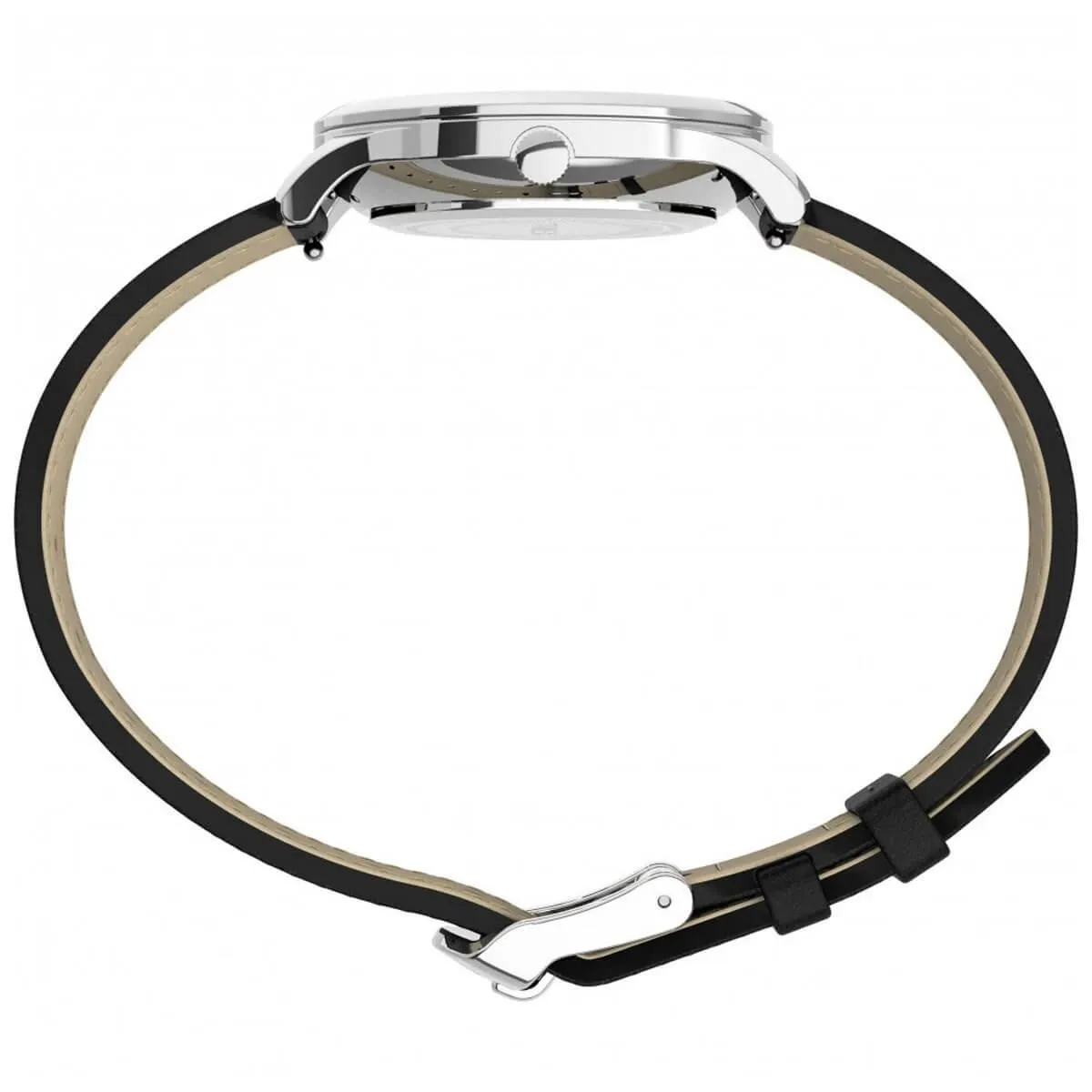 Timex Women's Quartz Watch - Easy Reader Gen1 White Dial Black Strap | TW2U21700VQ