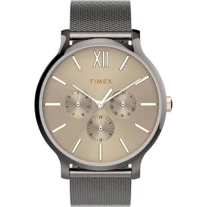 Timex Women's Quartz Watch - Transcend Brown Dial Mesh Bracelet | TW2T74700VQ