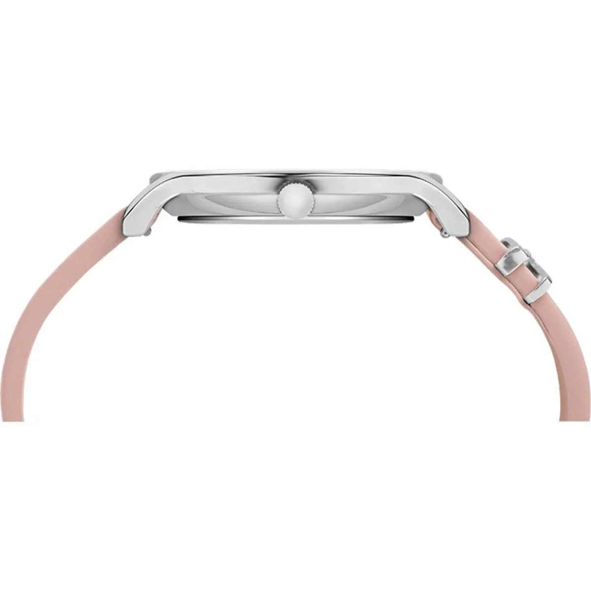 Timex Women's Quartz Watch - Transcend White Dial Leather Strap | TW2T47900