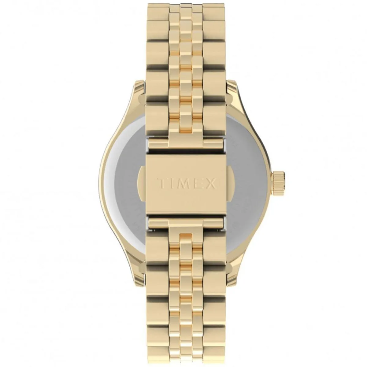 Timex Women's Quartz Watch - Waterbury Cream Dial Yellow Gold Bracelet | TW2U23200VQ