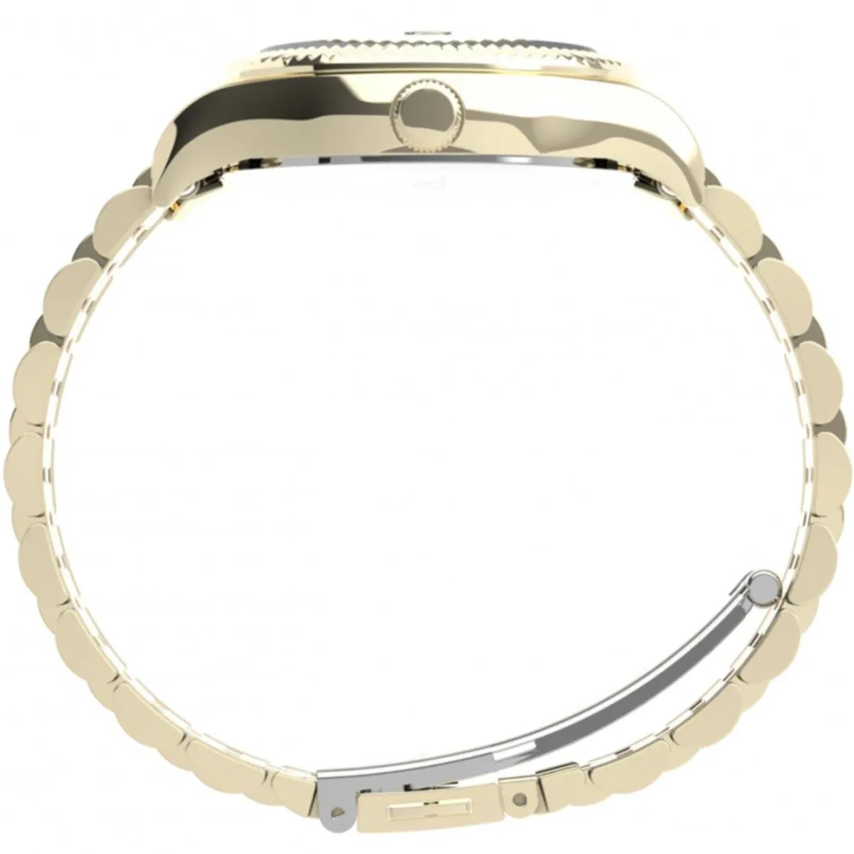 Timex Women's Quartz Watch - Waterbury Gold Dial Yellow Gold Bracelet | TW2T86900VQ