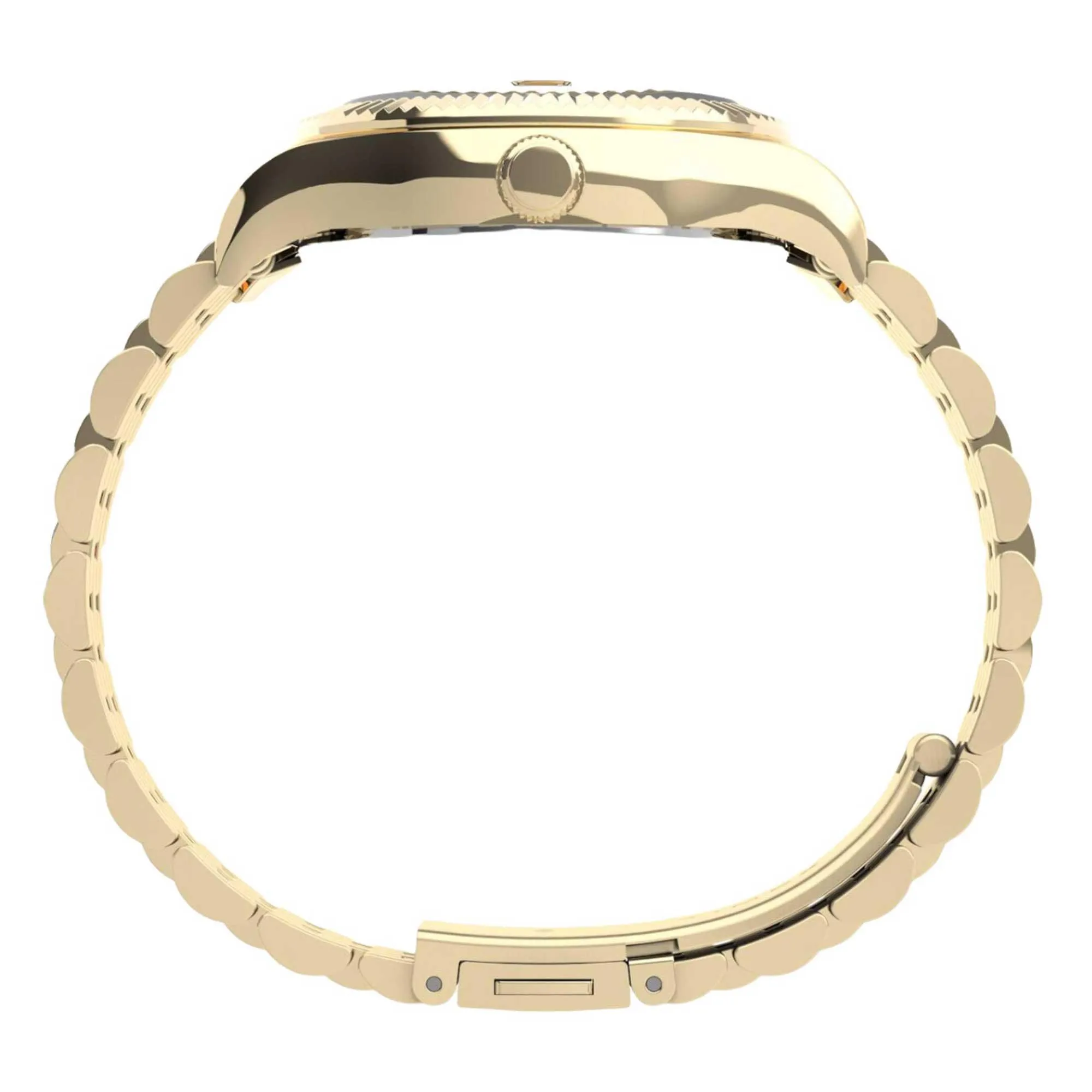Timex Women's Quartz Watch - Waterbury Legacy Orange Dial Steel Bracelet | TW2V31800VQ