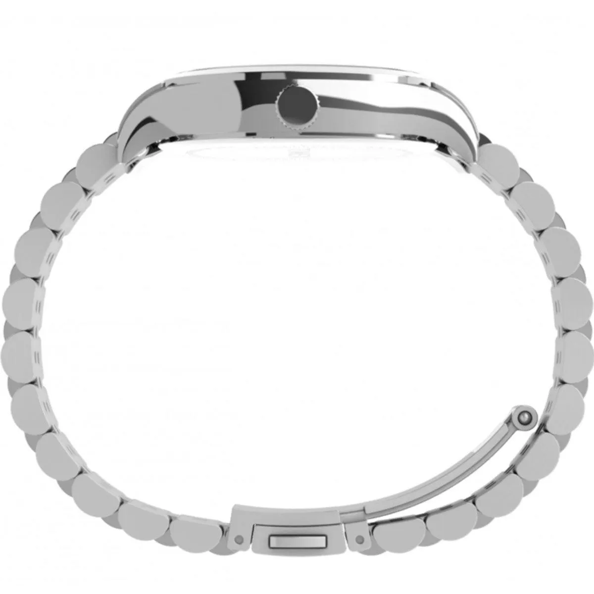 Timex Women's Quartz Watch - Waterbury White Dial Silver Tone Bracelet | TW2U23400VQ
