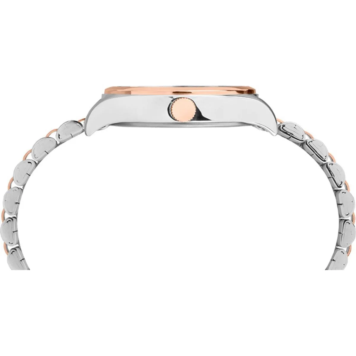Timex Women's Quartz Watch - Waterbury White Dial Two Tone Bracelet | TW2T49200VQ