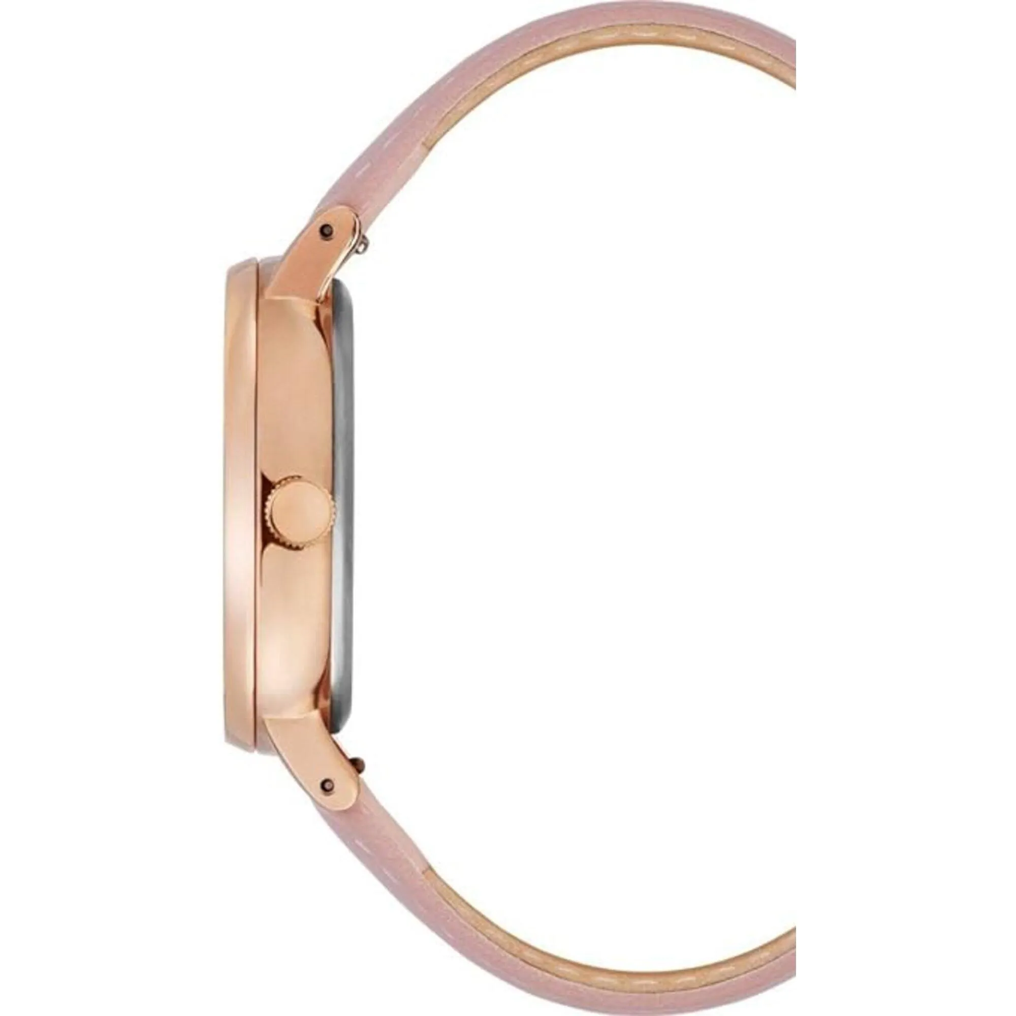 Timex Women's Watch - Fairfield Beige Dial Pink Leather Strap Quartz | TW2T31900