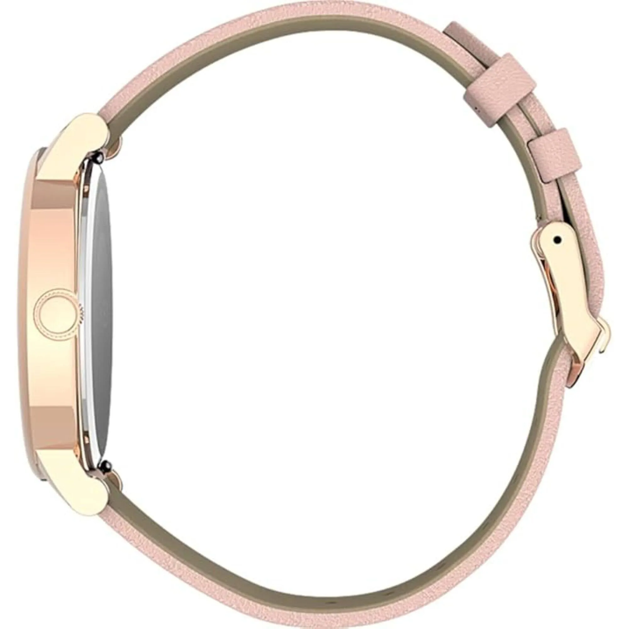 Timex Women's Watch - Full Bloom Quartz Floral Dial Pink Leather Strap | TW2U19300
