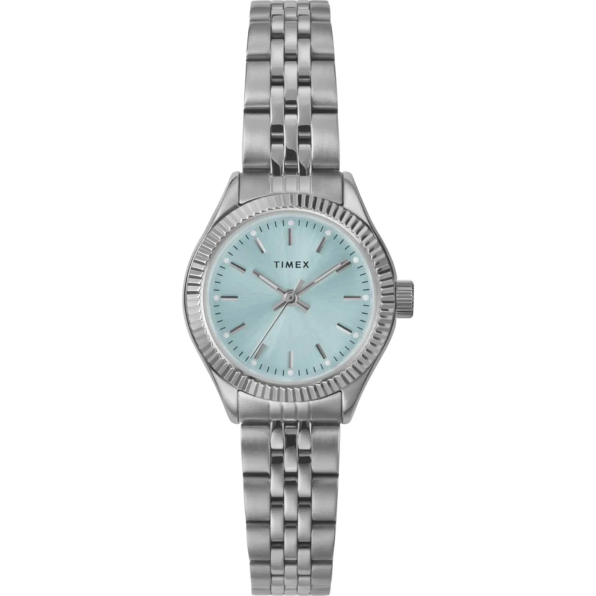Timex Women's Watch - Legacy Mini Blue Dial Silver Tone Steel Bracelet | TW2W90700