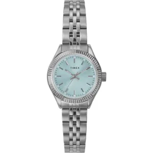 Timex Women's Watch - Legacy Mini Blue Dial Silver Tone Steel Bracelet | TW2W90700