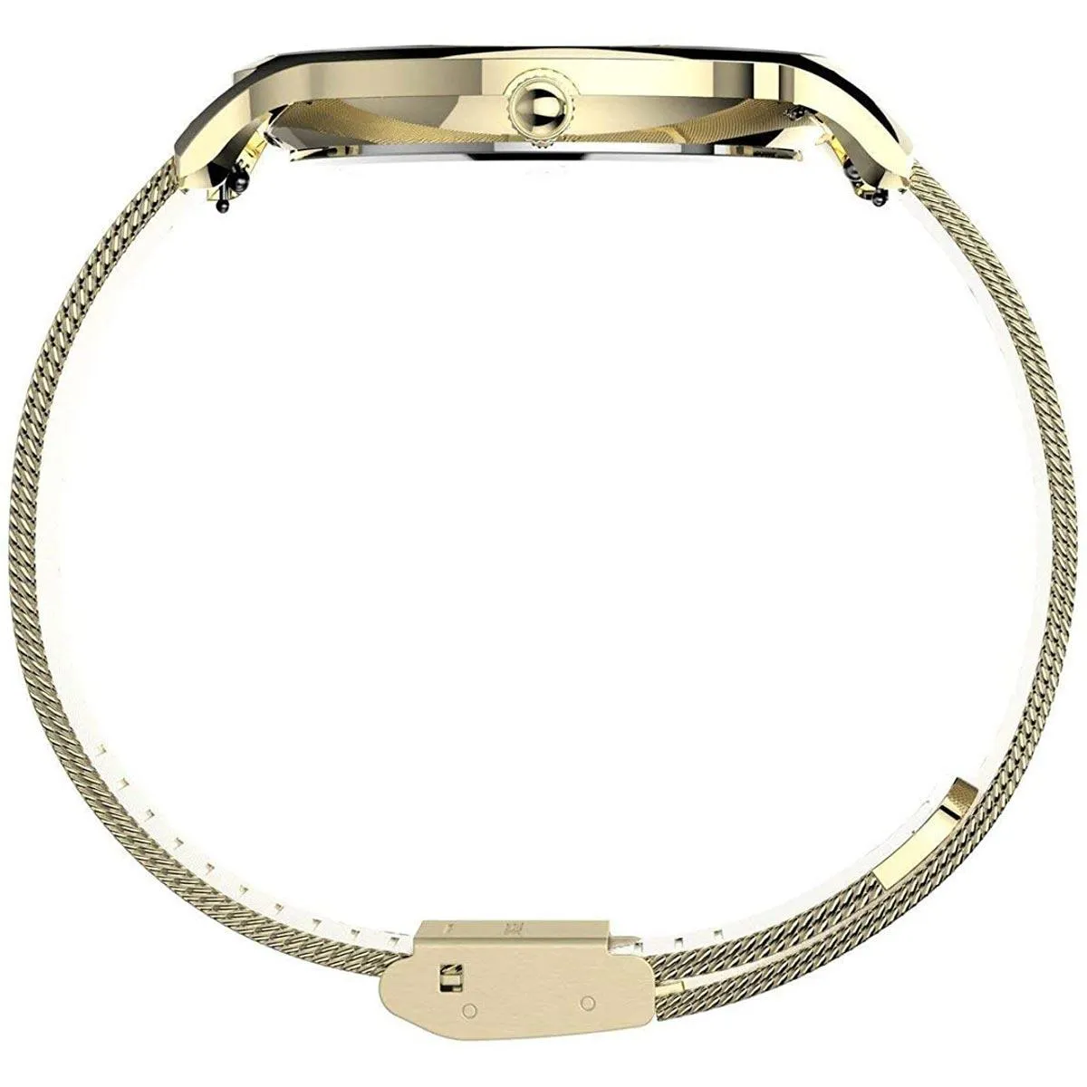 Timex Women's Watch Transcend Quartz White Dial Mesh Bracelet TW2T74100VQ