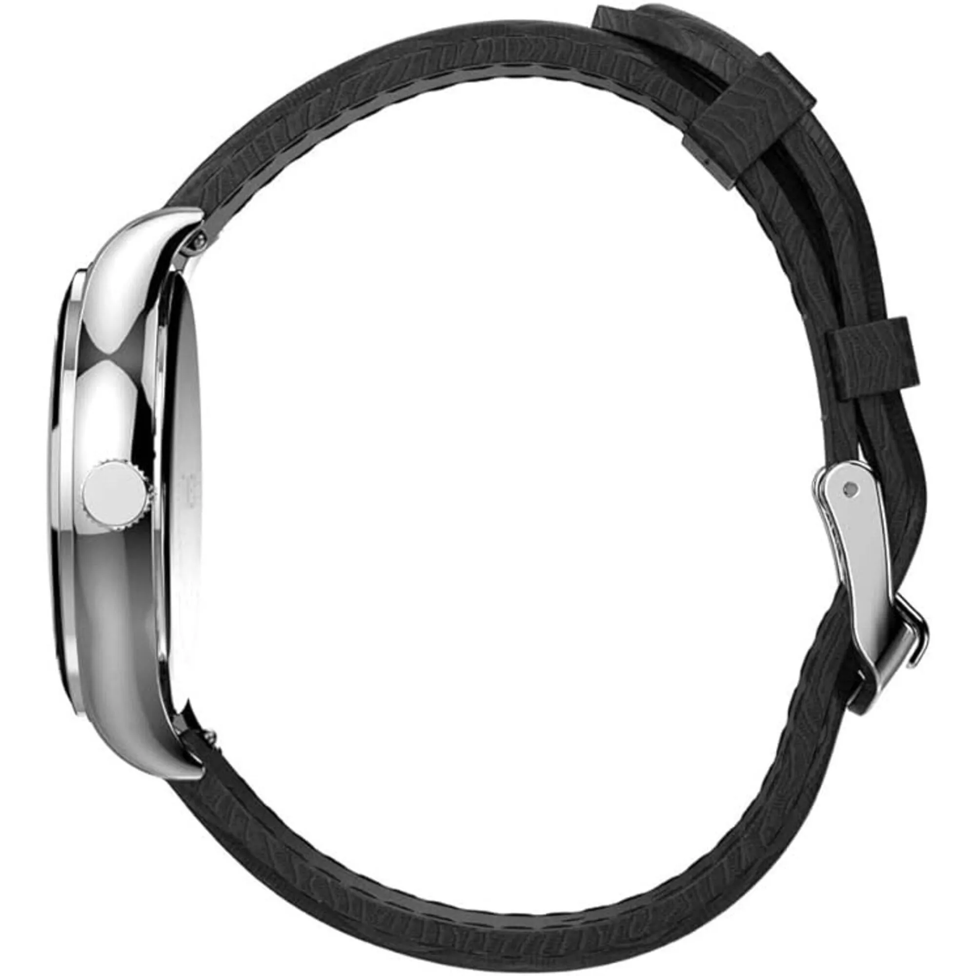 Timex Women's Watch - Waterbury White Dial Black Leather Strap Quartz | TW2U97700VQ