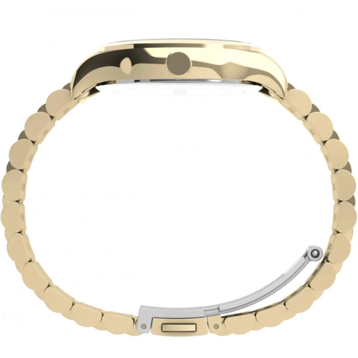 Timex Women's Watch - Waterbury White Dial Yellow Gold Bracelet | TW2T74800VQ