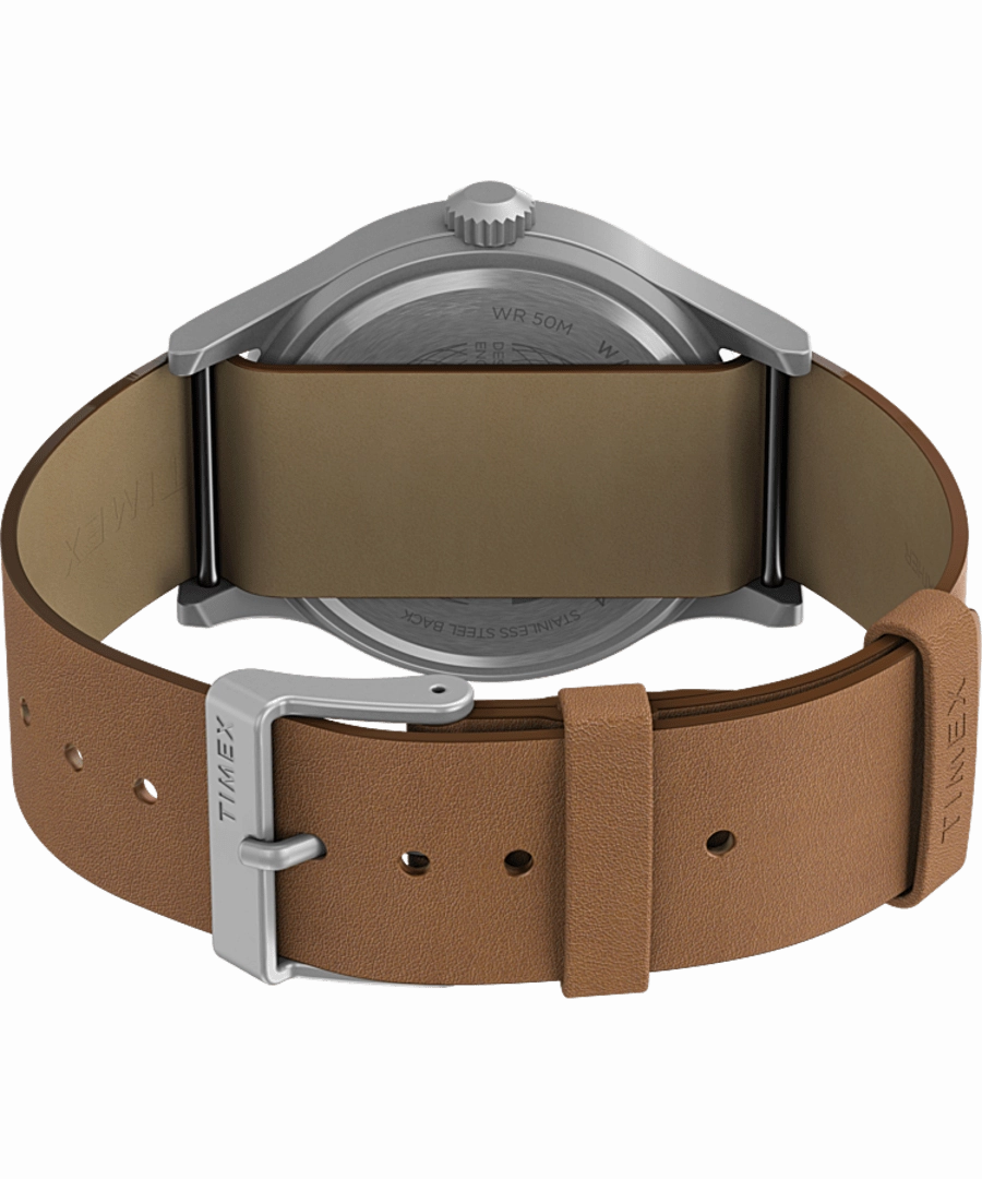 Timex Expedition? Sierra 40mm Leather Strap Watch TW2V07600